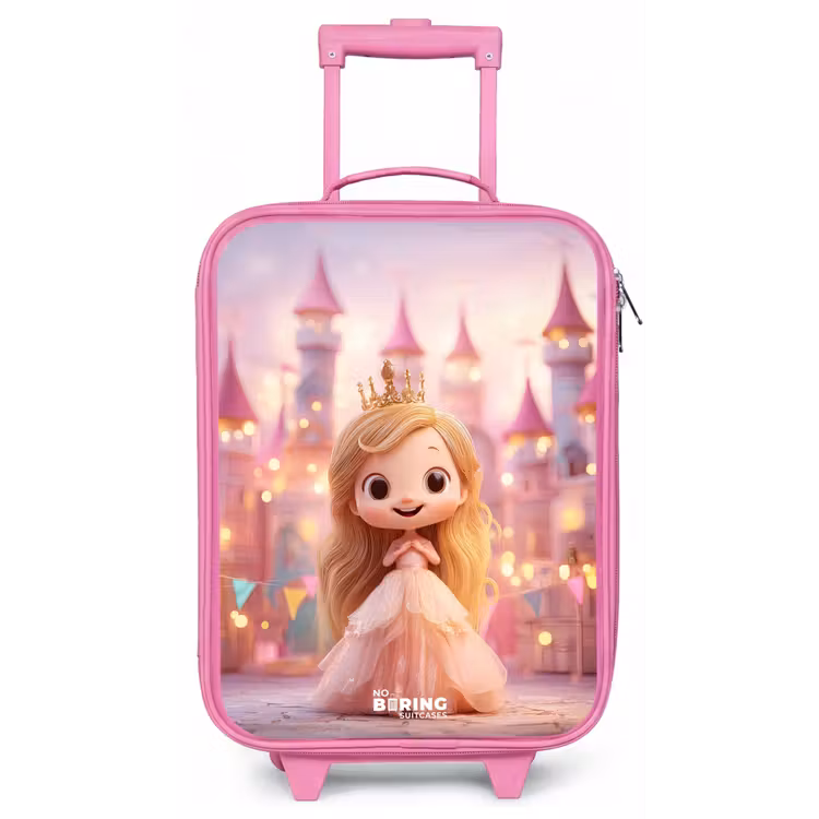 Kinderkoffer - Roze - Prinses - Roze - Kasteel — 1