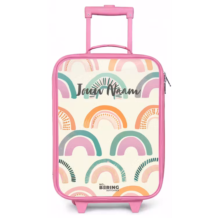 Kinderkoffer - Roze - Regenbogen — 1