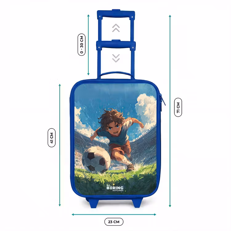 Kinderkoffer - Blauw - Stadion - Voetbal - Jongen — 6