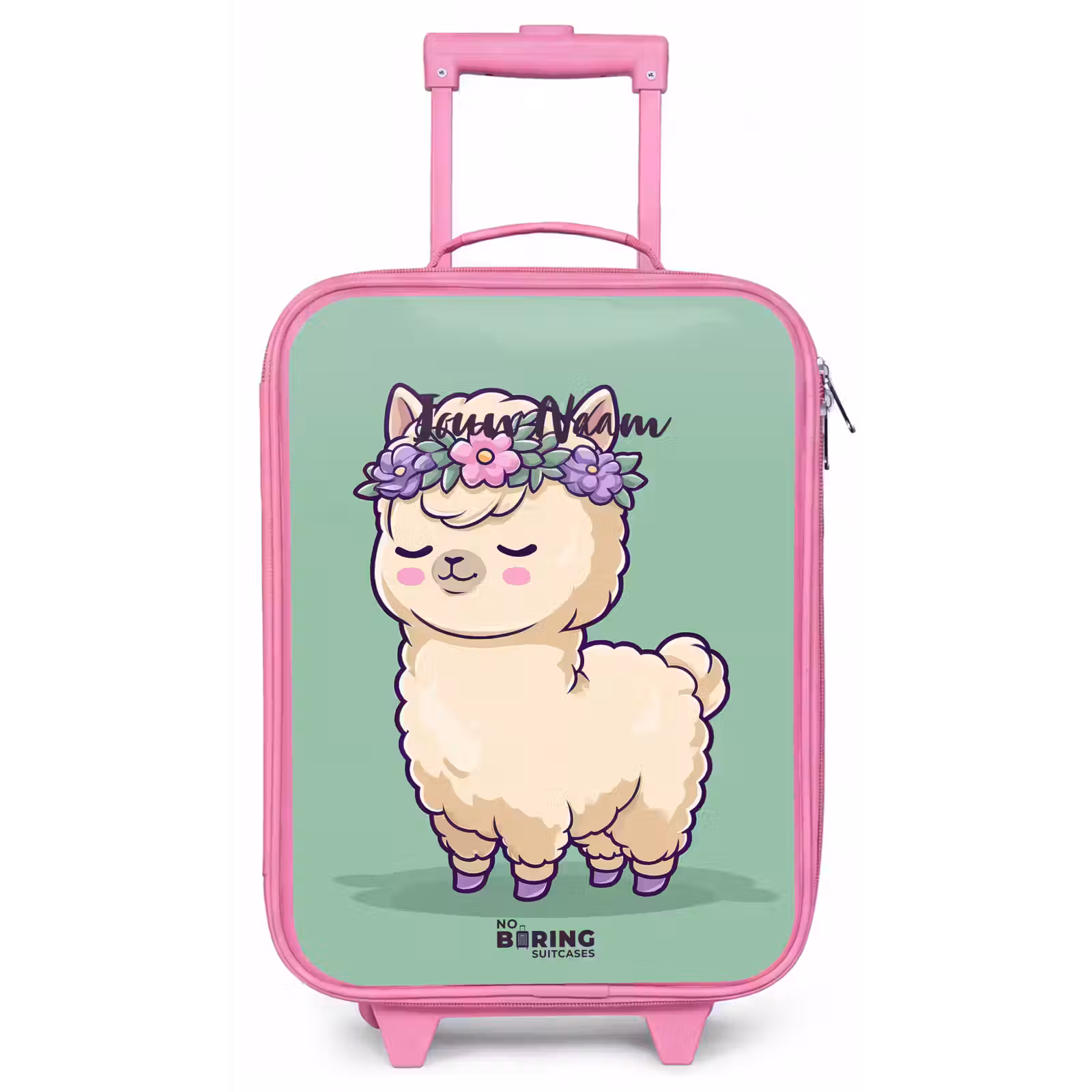 Kinderkoffer - Roze - Kawai - Alpaca - Groen — 1