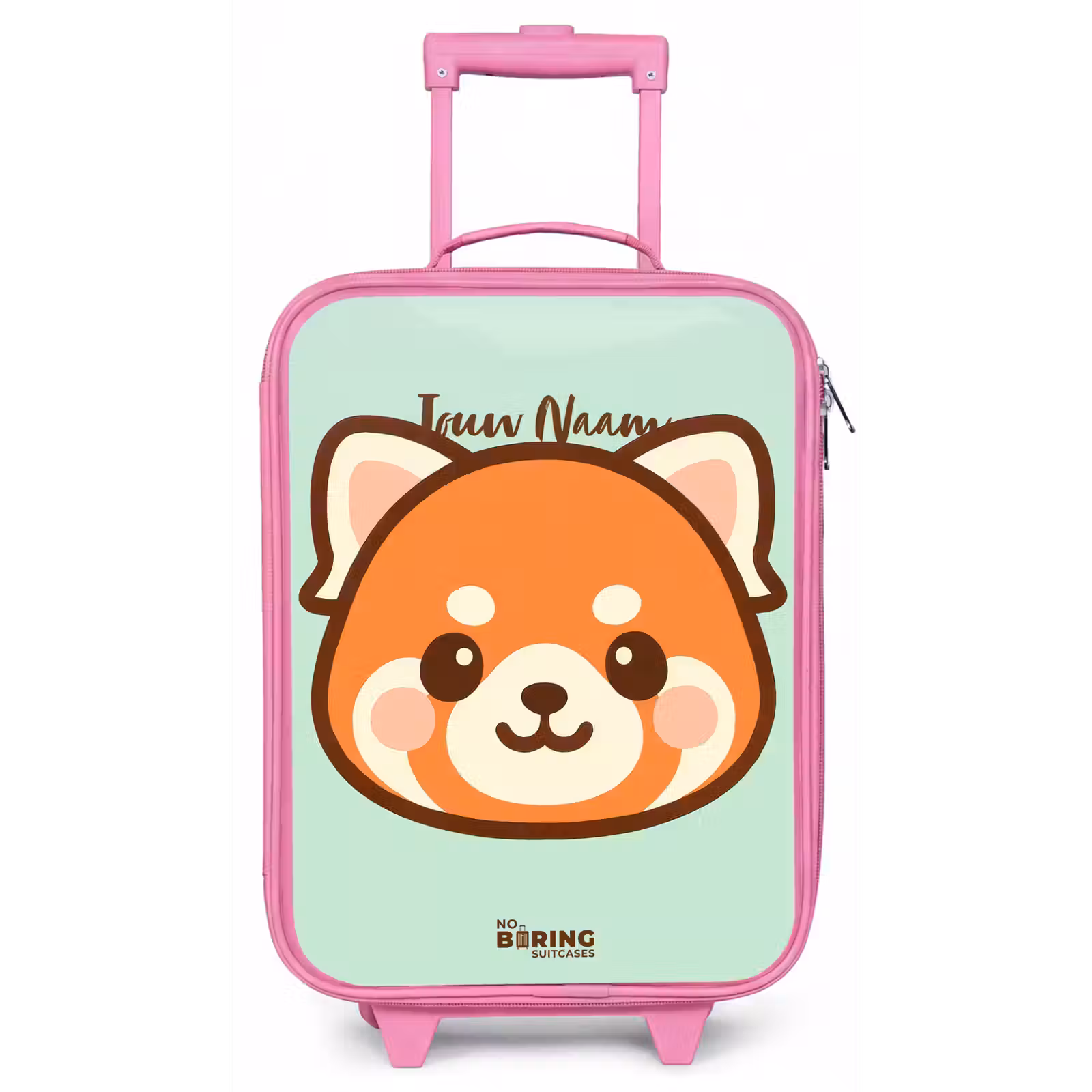 Kinderkoffer - Roze - Kawai - Rode panda - Groen — 1
