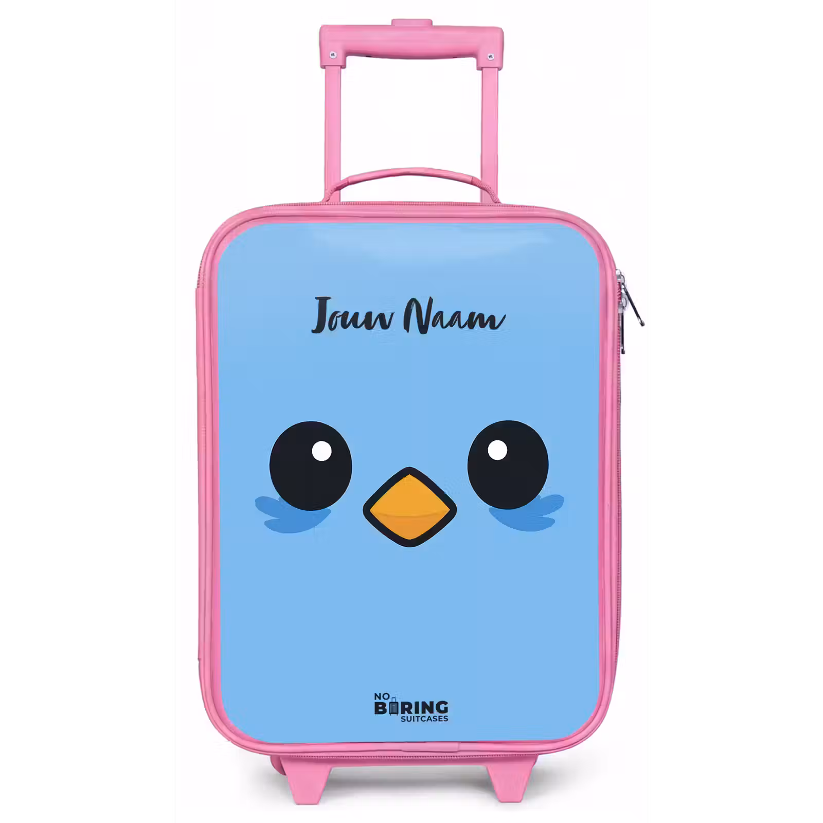 Kinderkoffer - Roze - Kawai - Vogel - Blauw — 1