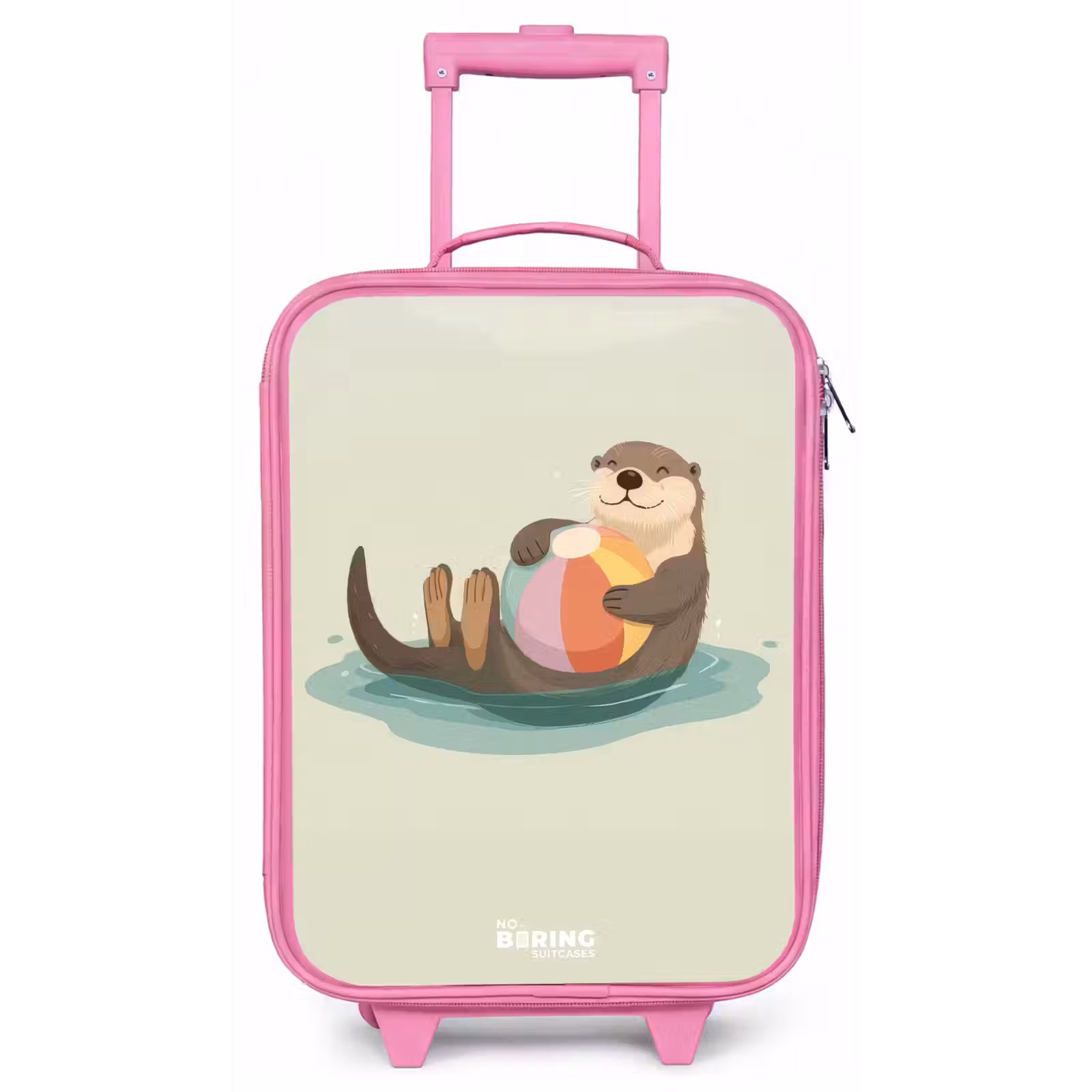 Kinderkoffer - Roze - Otter - Strandbal - Water — 1