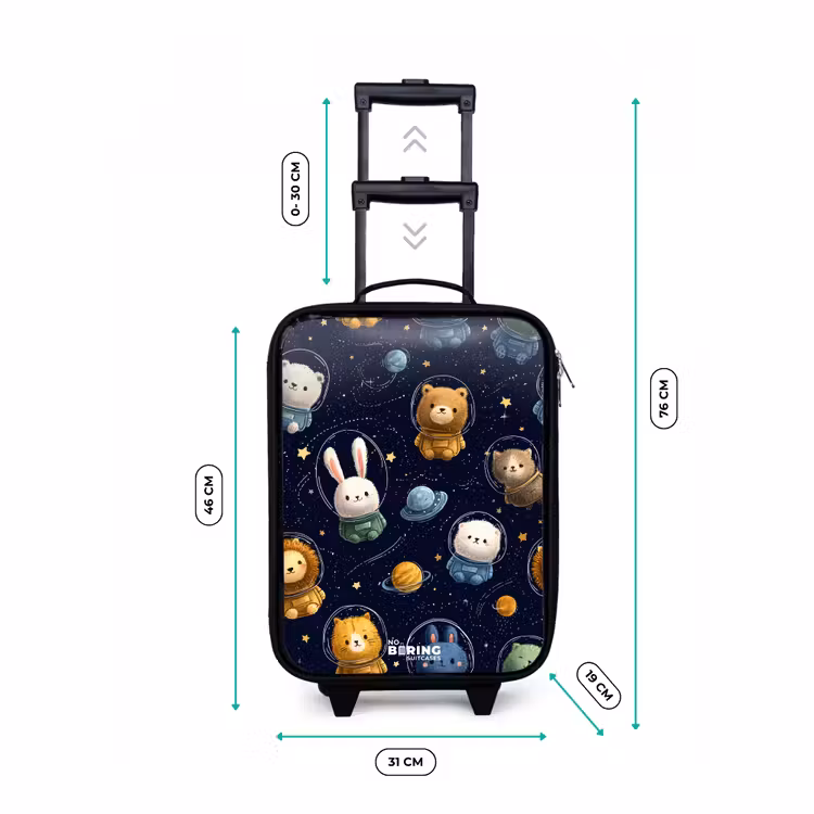 Kinderkoffer - Dieren - Astronaut - Planeten - Sterren — 7