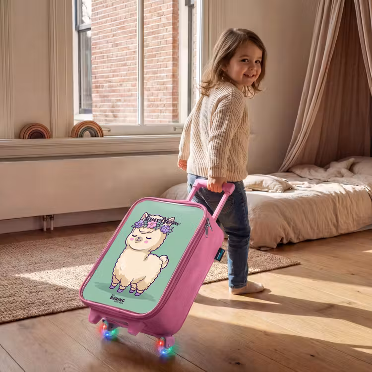 Kinderkoffer - Roze - Kawai - Alpaca - Groen — 3