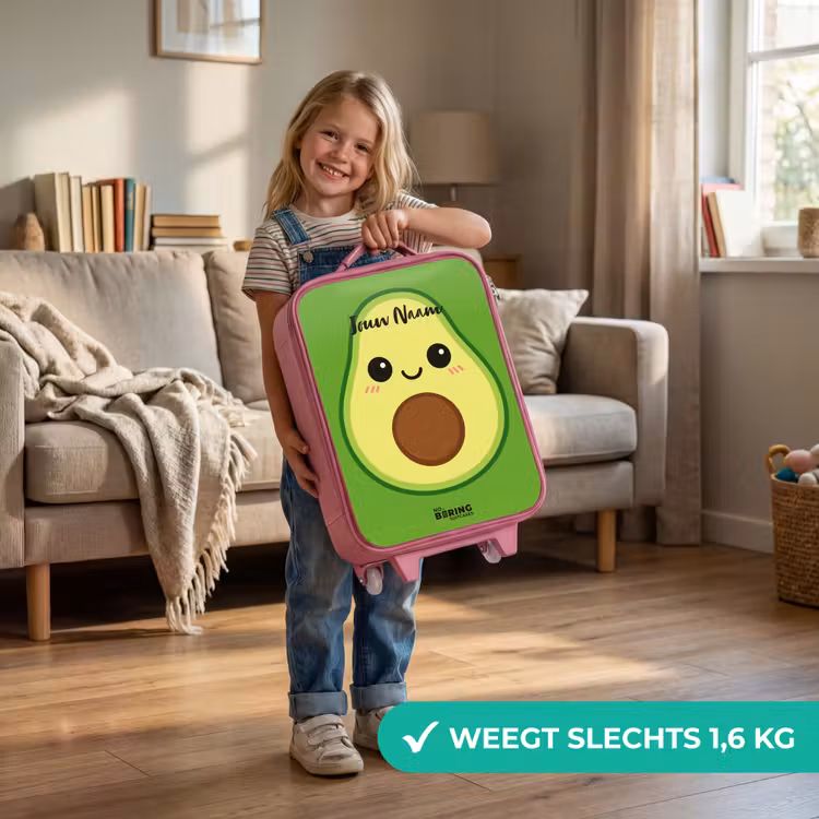 Kinderkoffer - Roze - Kawai - Avocado - Groen — 2