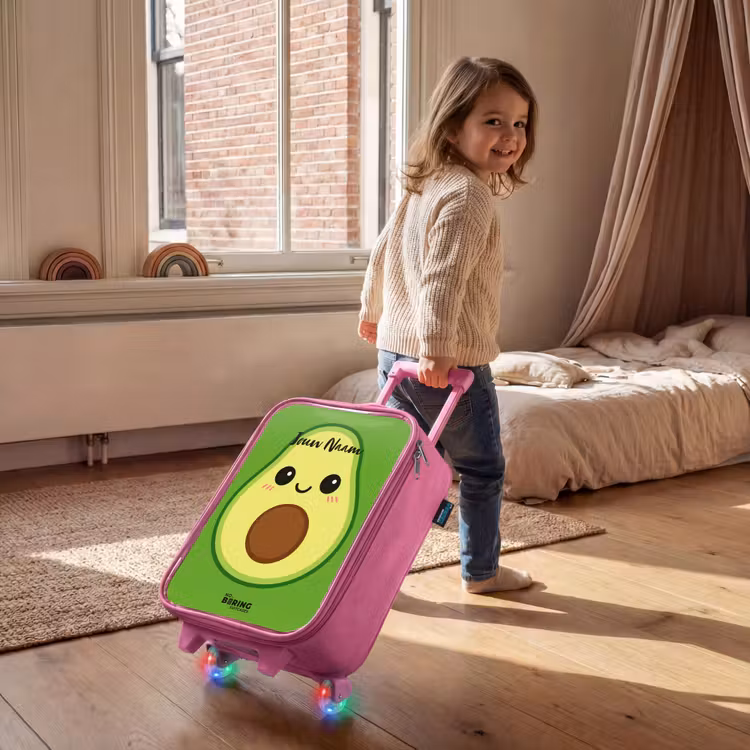 Kinderkoffer - Roze - Kawai - Avocado - Groen — 3