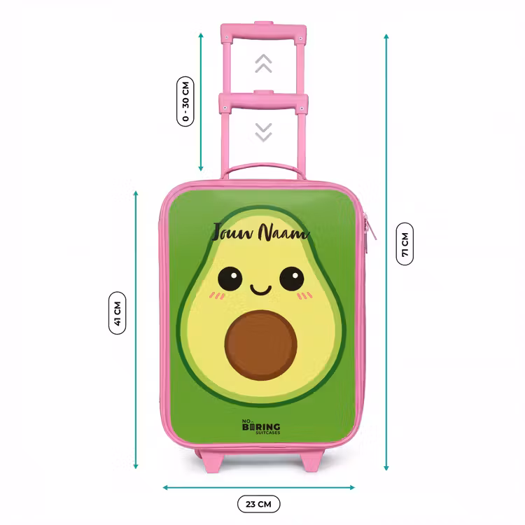 Kinderkoffer - Roze - Kawai - Avocado - Groen — 5