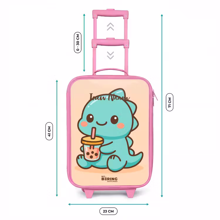 Kinderkoffer - Roze - Kawai - Dino - Bubbletea — 5