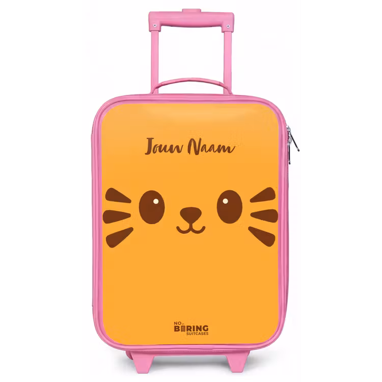 Kinderkoffer - Roze - Kawai - Tijger - Oranje — 1