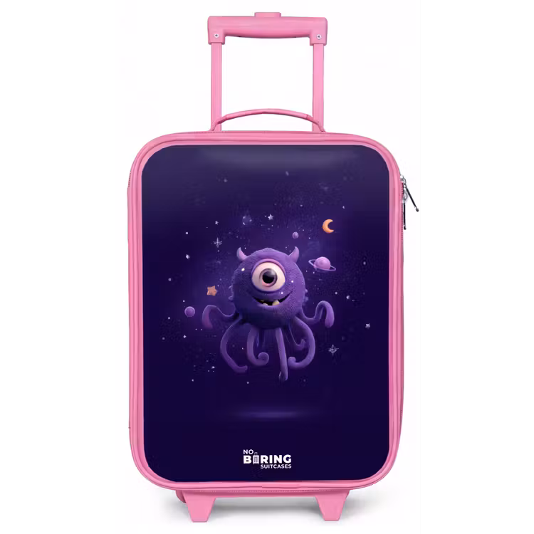 Kinderkoffer - Roze - Kosmisch tentakelmonster — 1