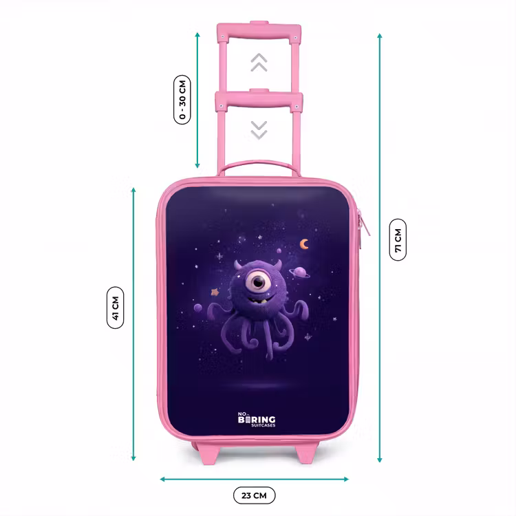Kinderkoffer - Roze - Kosmisch tentakelmonster — 5