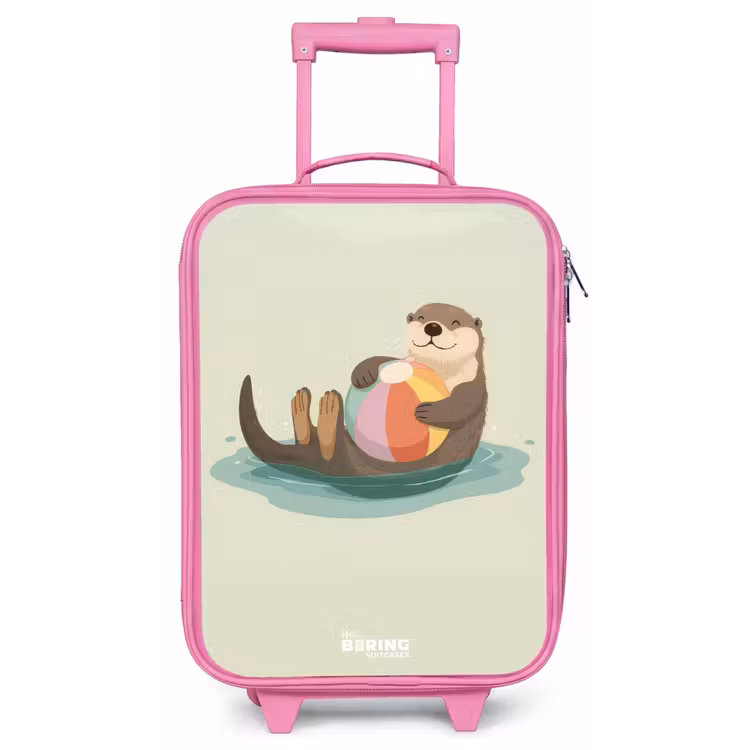Kinderkoffer - Roze - Otter - Strandbal - Water — 1