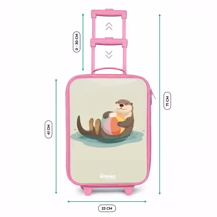 Kinderkoffer - Roze - Otter - Strandbal - Water — 5