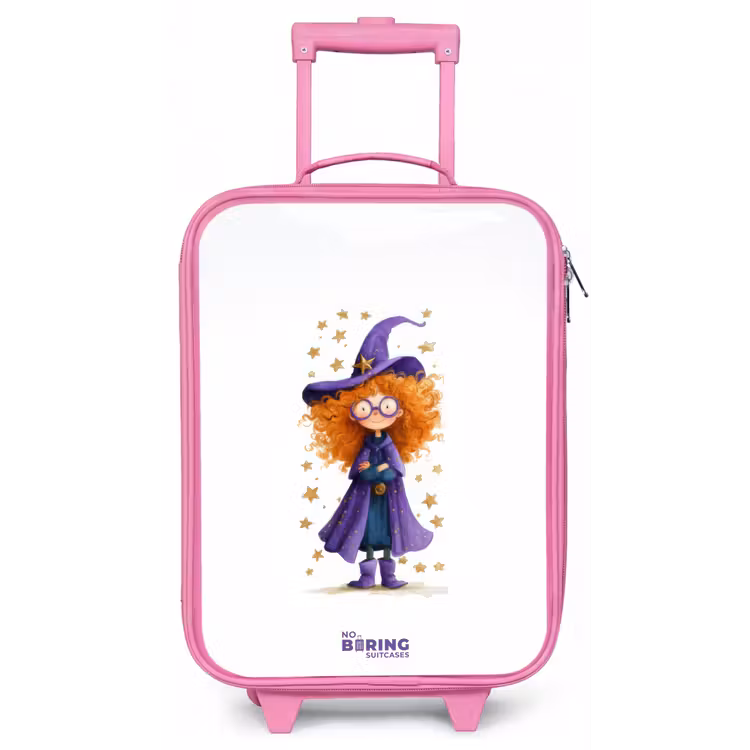 Kinderkoffer - Roze - Sterrenmagie met krullen — 1