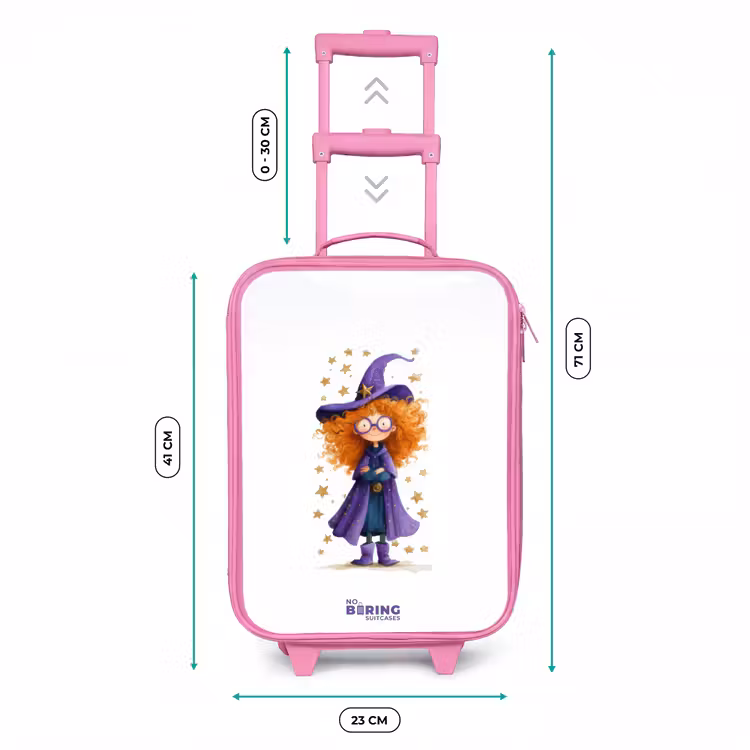 Kinderkoffer - Roze - Sterrenmagie met krullen — 5