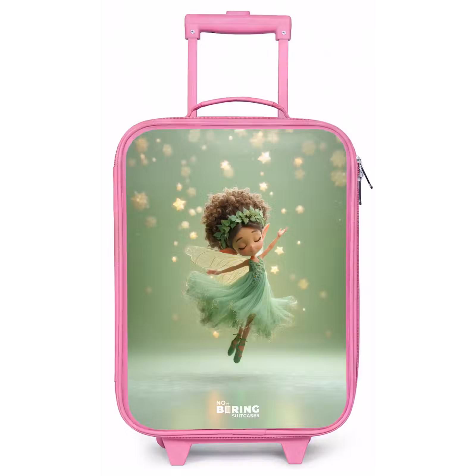 Kinderkoffer - Roze - Dansende fee in groen licht — 1