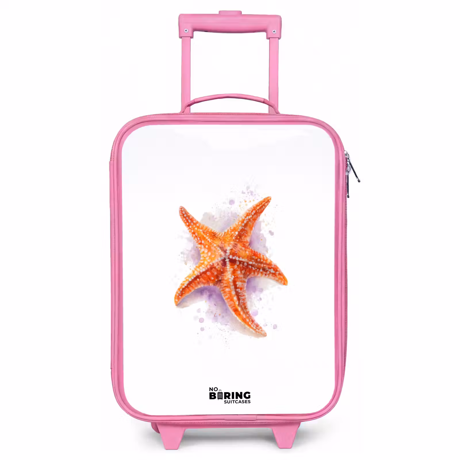 Kinderkoffer - Roze - Oranje Zeester Illustratie — 1