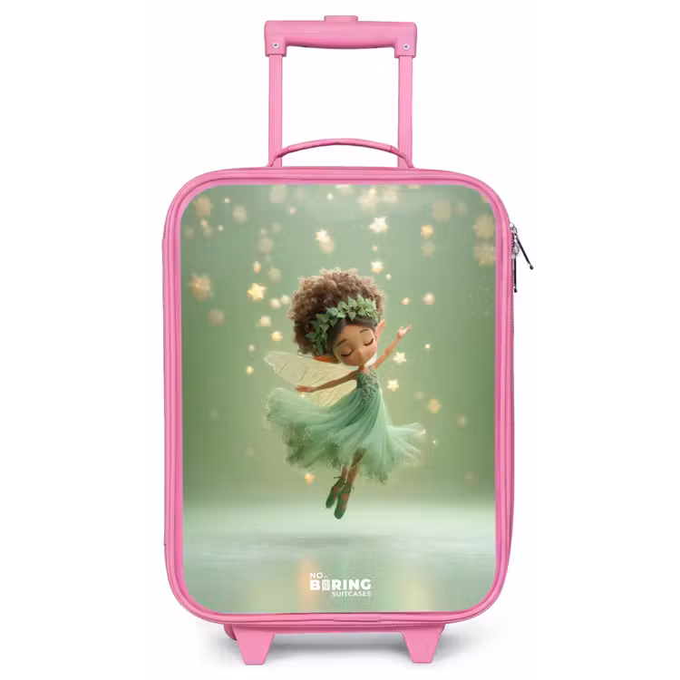 Kinderkoffer - Roze - Dansende fee in groen licht — 1