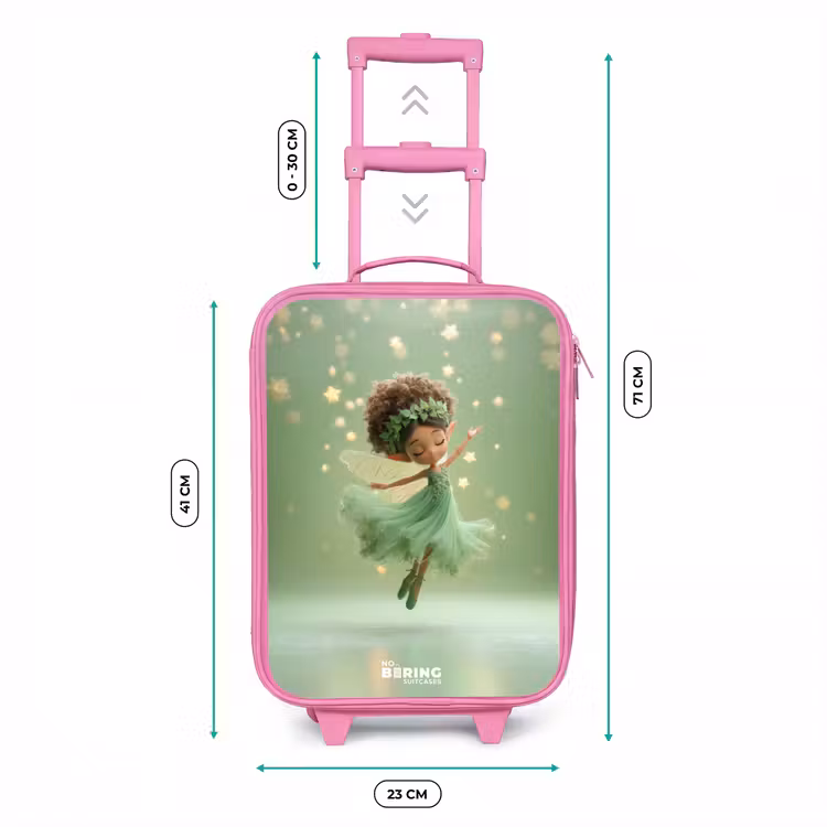 Kinderkoffer - Roze - Dansende fee in groen licht — 5