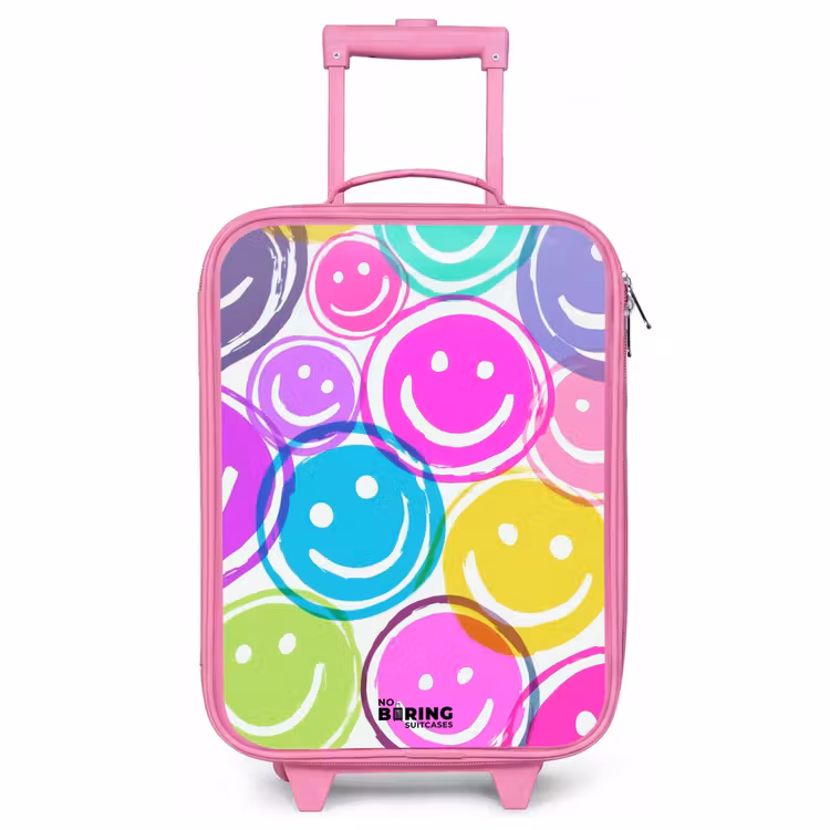Kinderkoffer - Roze - Kleurrijke glimlachexplosie — 1