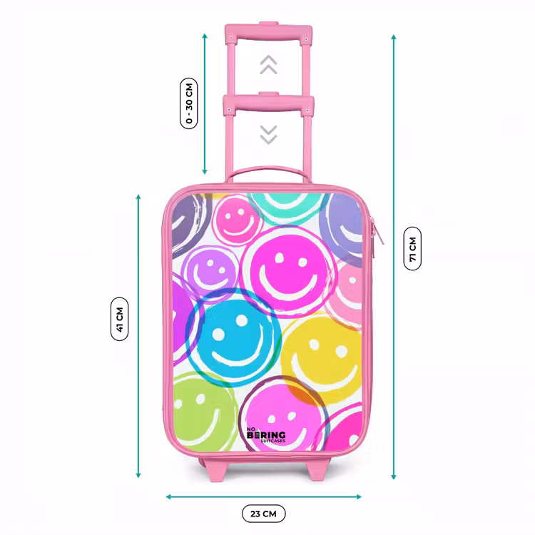 Kinderkoffer - Roze - Kleurrijke glimlachexplosie — 5