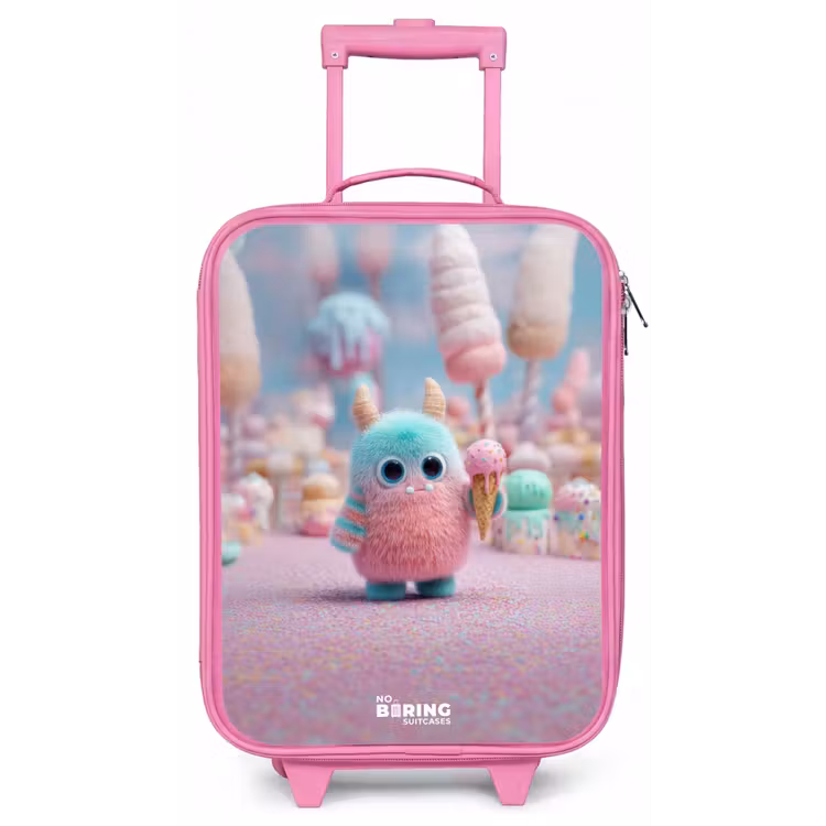 Kinderkoffer - Roze - Zoet Monstersnoep Avontuur — 1
