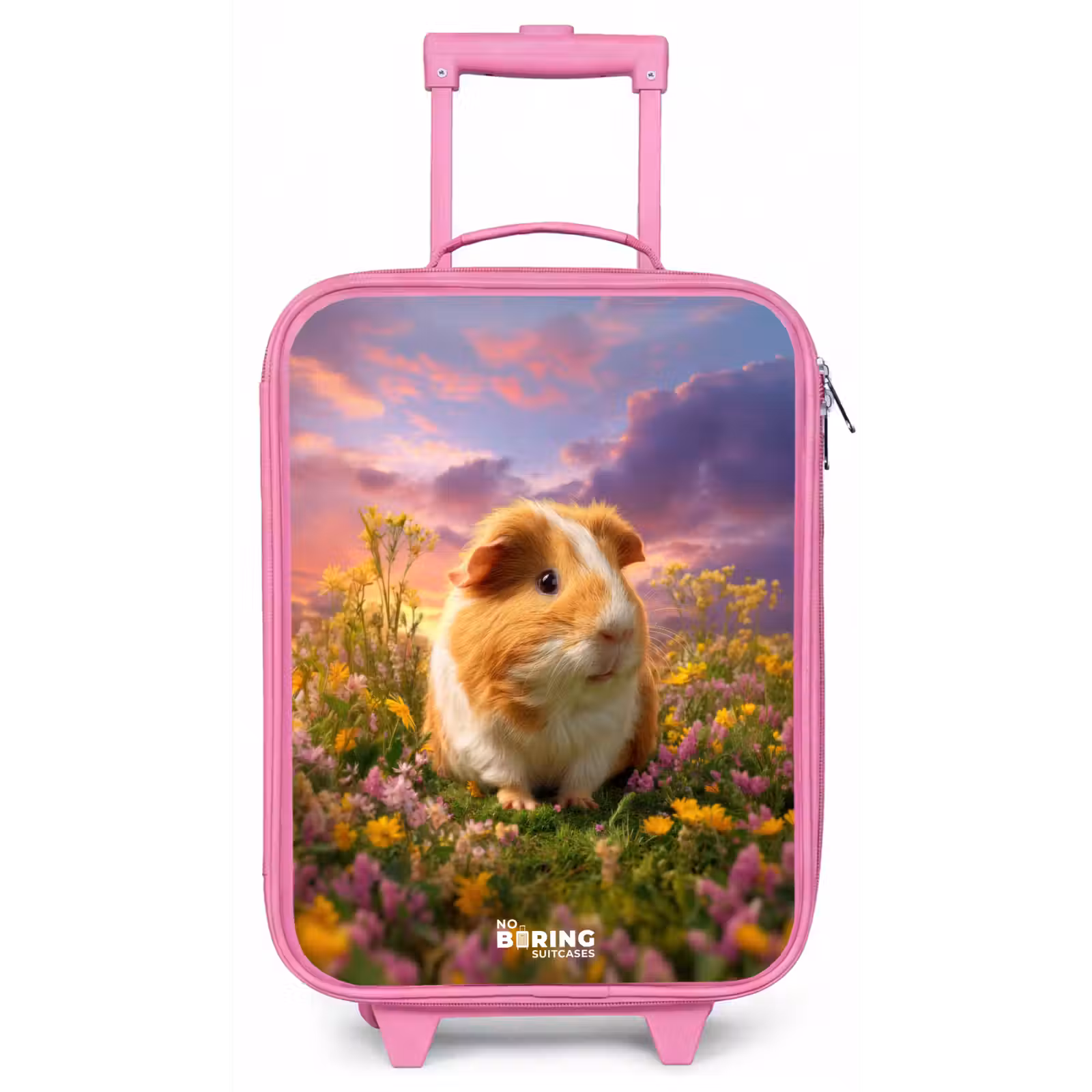 Kinderkoffer - Roze - Cavia - Natuur - Dier — 1