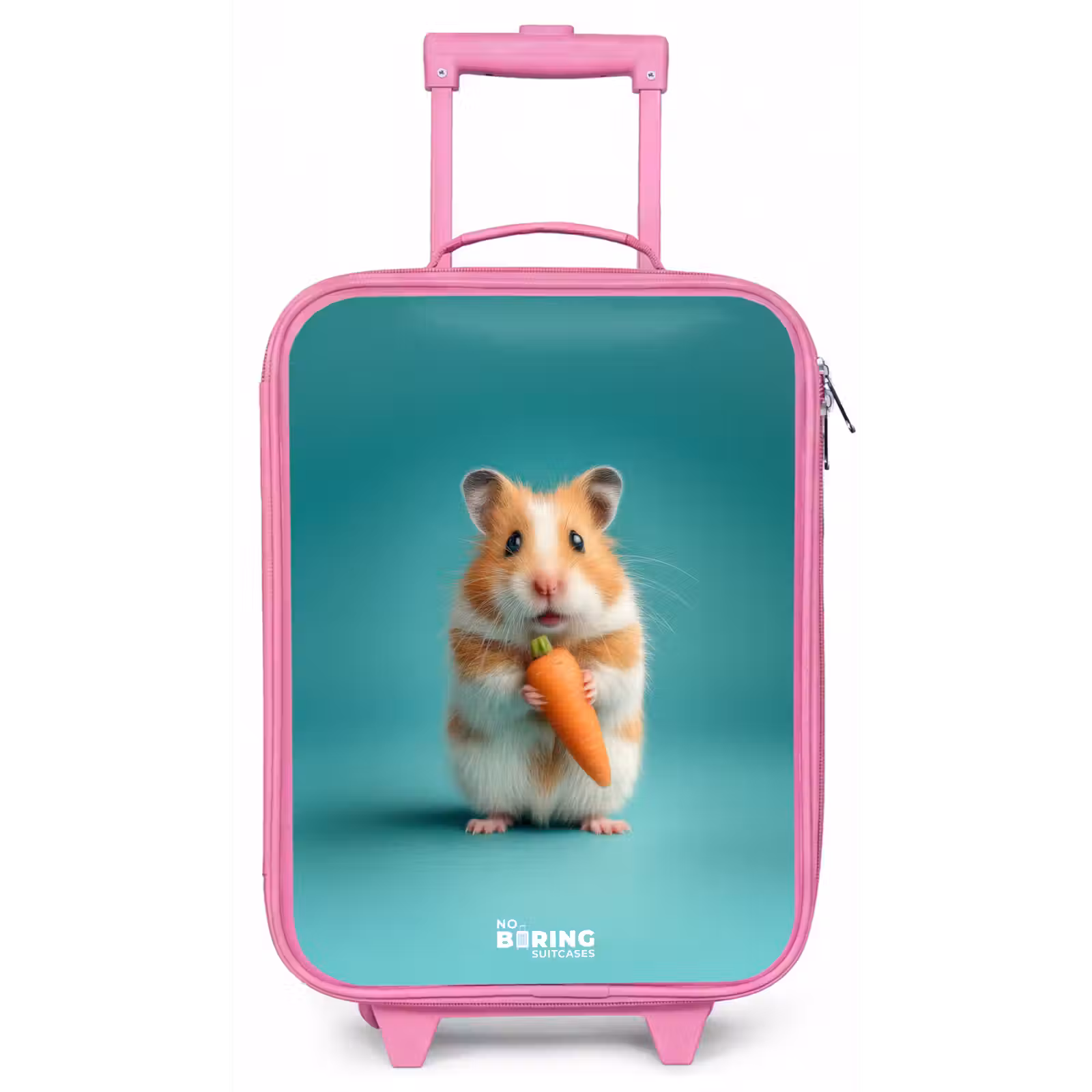Kinderkoffer - Roze - Hamster - Wortel - Dier — 1