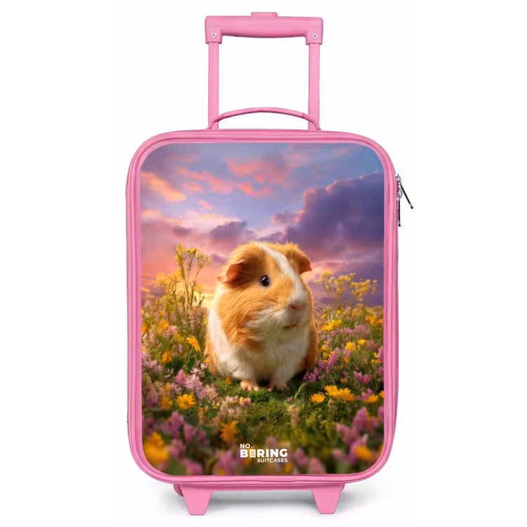 Kinderkoffer - Roze - Cavia - Natuur - Dier — 1