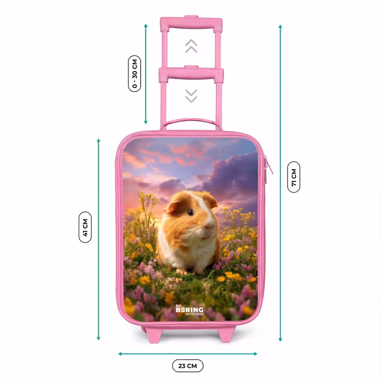 Kinderkoffer - Roze - Cavia - Natuur - Dier — 5