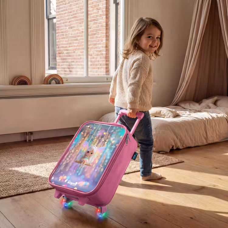 Kinderkoffer - Roze - Fee - Elf - Regenboog — 3
