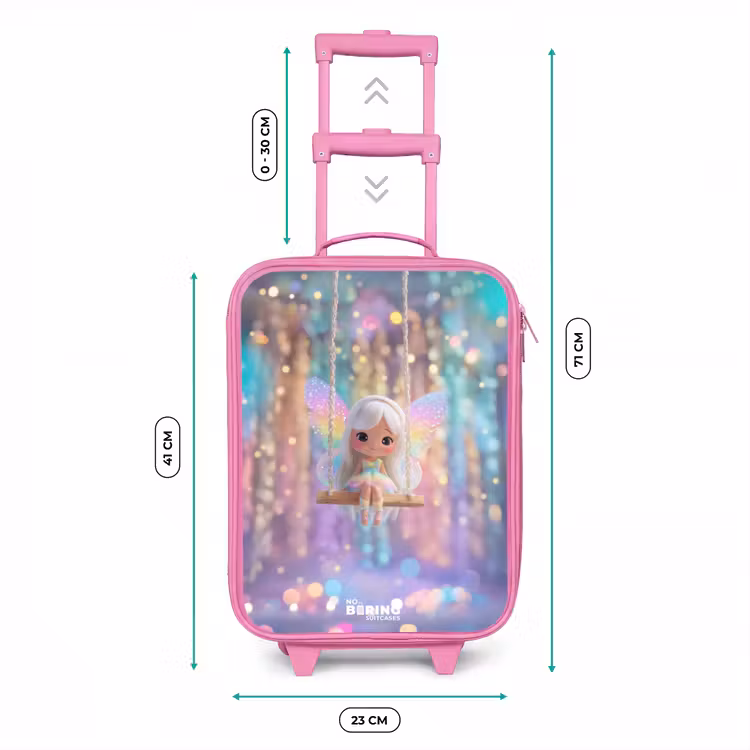 Kinderkoffer - Roze - Fee - Elf - Regenboog — 5