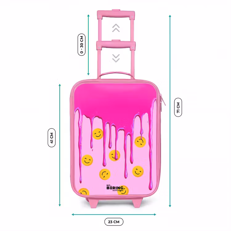 Kinderkoffer - Roze - Verf - Smiley - Roze — 5