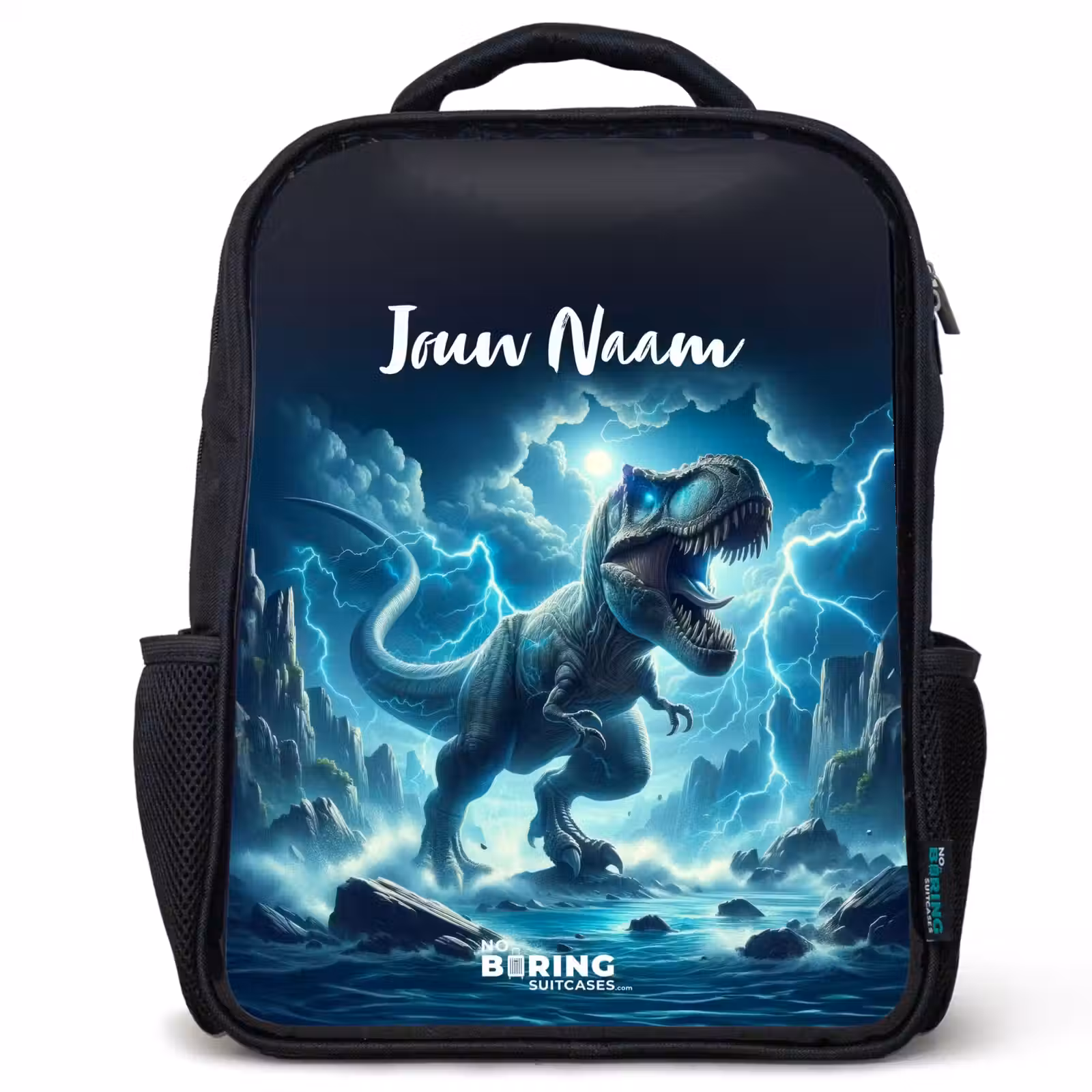 Kinderrugzak - Zwart - Donderslagdino — 1