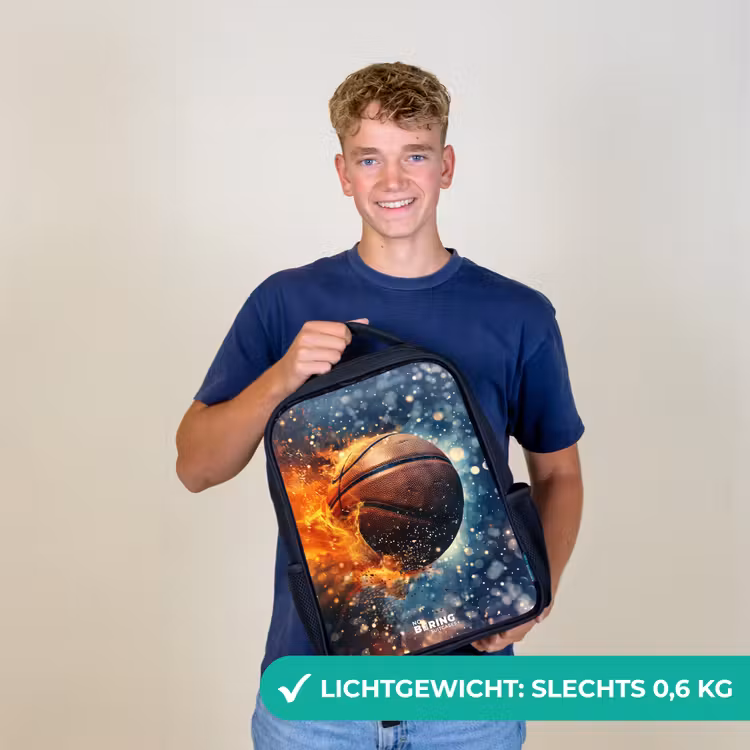 Kinderrugzak - Zwart - Bruisende basketbal — 2