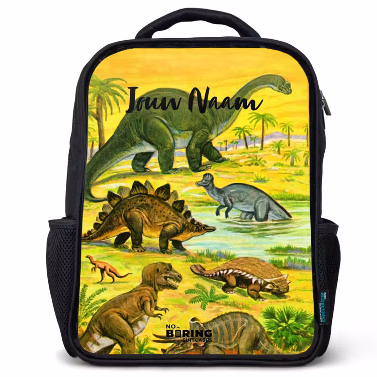 Kinderrugzak - Zwart - Dinosaurus in Dinosaurusland — 1