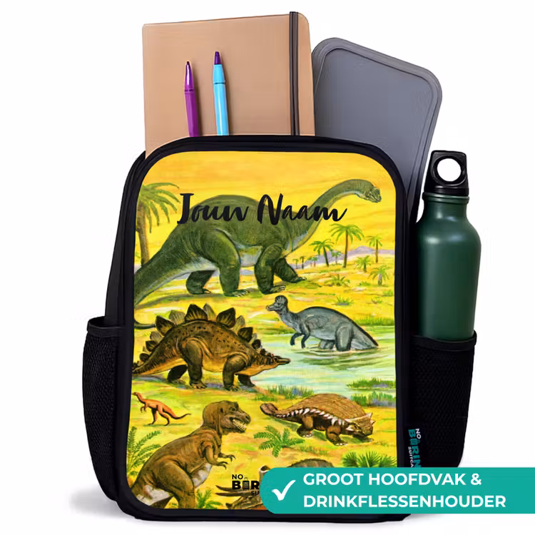 Kinderrugzak - Zwart - Dinosaurus in Dinosaurusland — 4
