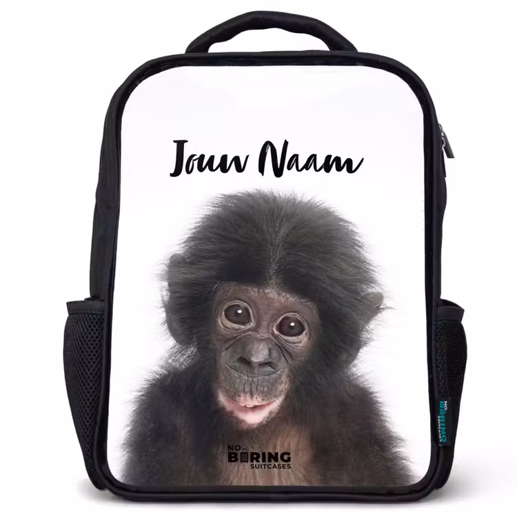 Kinderrugzak - Zwart - Charlie Chimp — 1