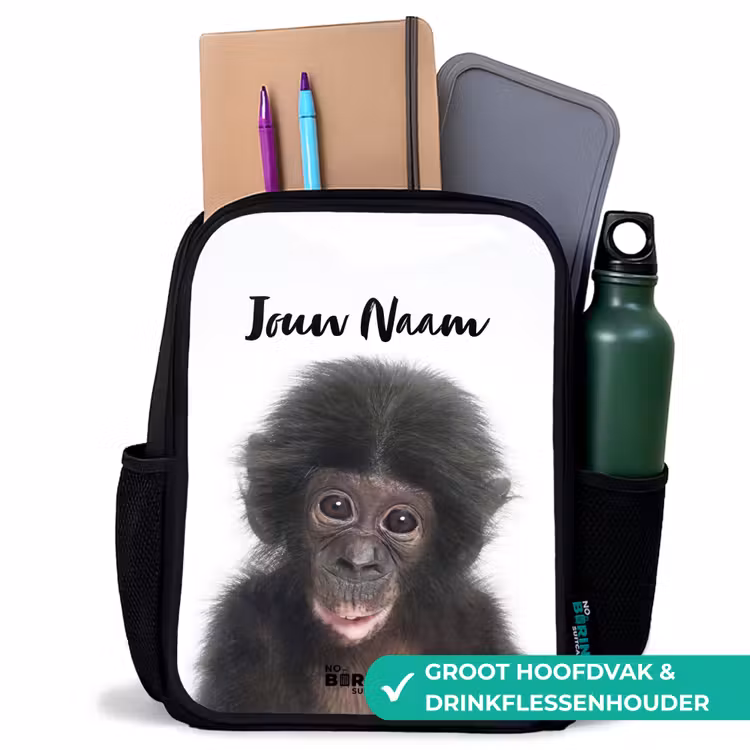 Kinderrugzak - Zwart - Charlie Chimp — 4