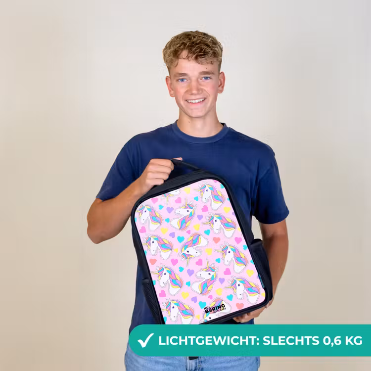 Kinderrugzak - Zwart - Eenhoorn euforie — 2