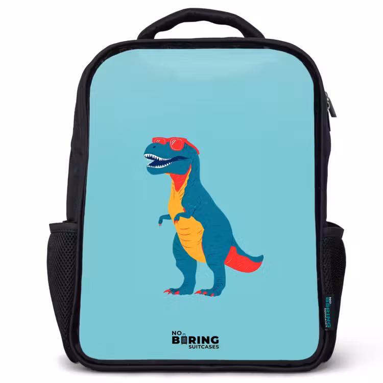 Kinderrugzak - Zwart - Dino - Dier - Zonnebril — 1