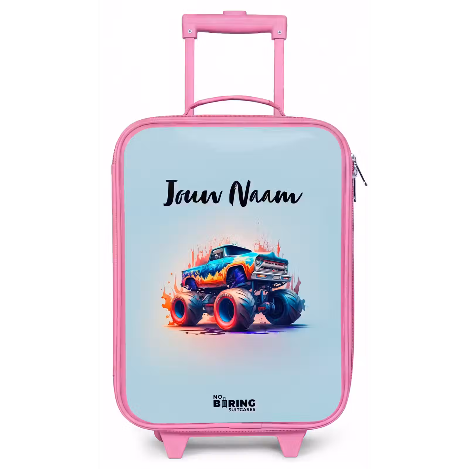 Kinderkoffer - Roze - Fierce Wheels — 1