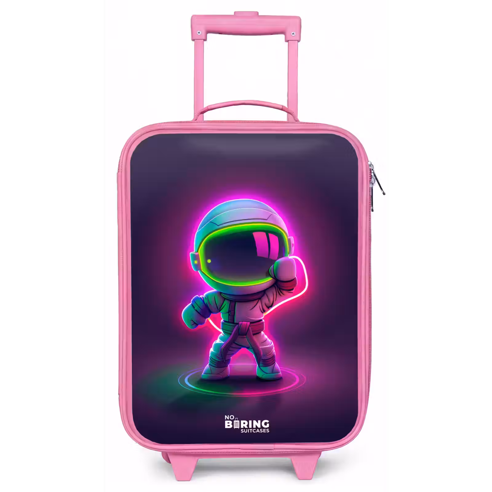 Kinderkoffer - Roze - Space karate neon — 1