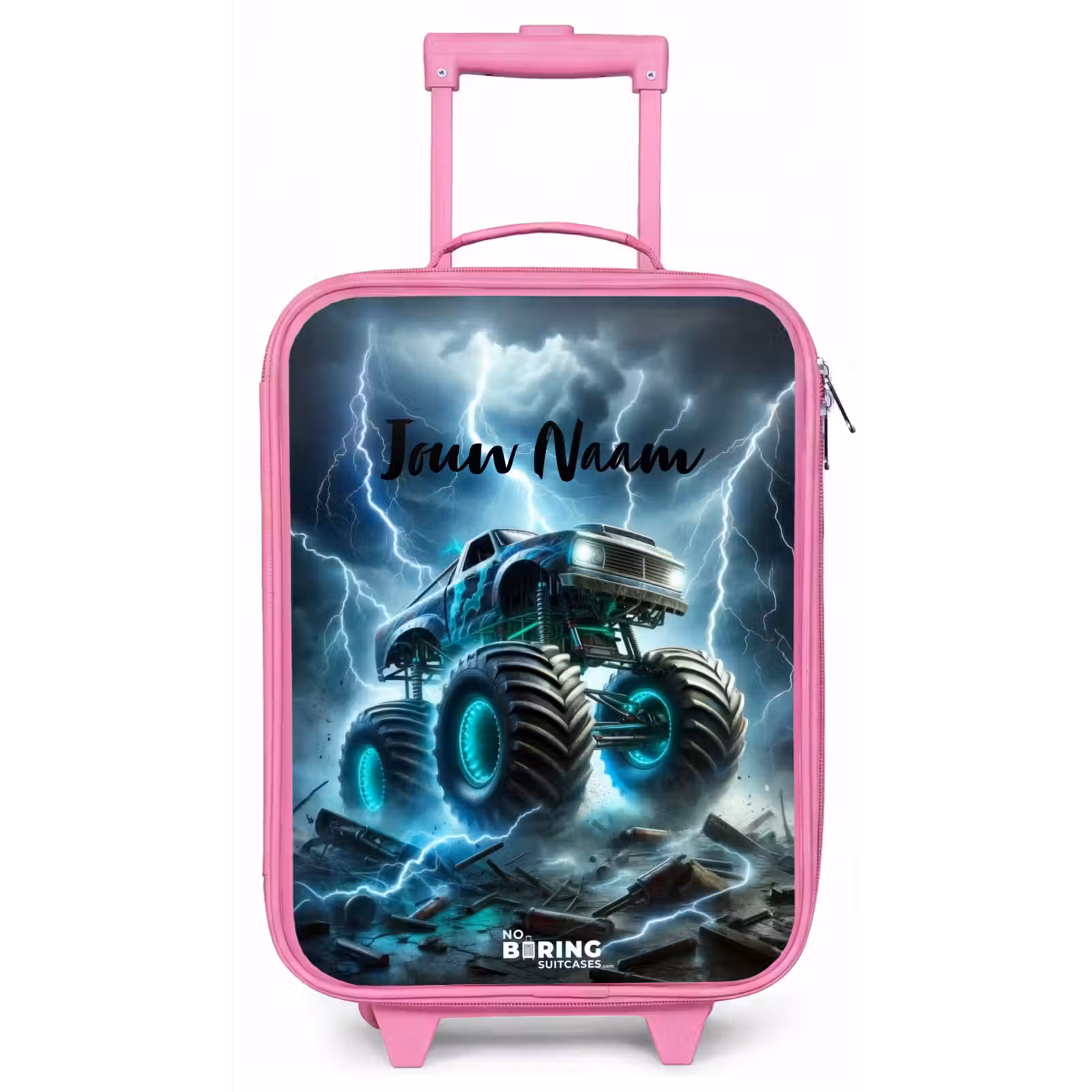 Kinderkoffer - Roze - Thunder Wheels — 1
