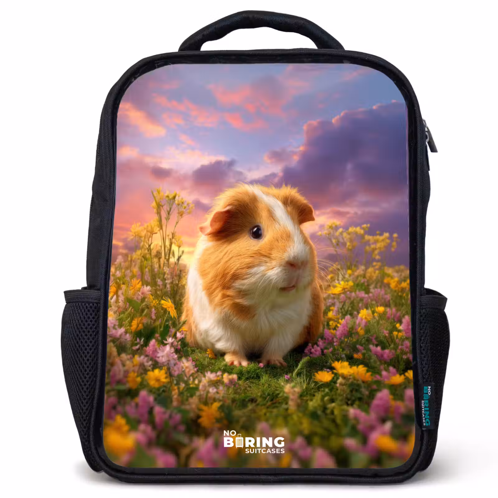 Kinderrugzak - Zwart - Cavia - Natuur - Dier — 1