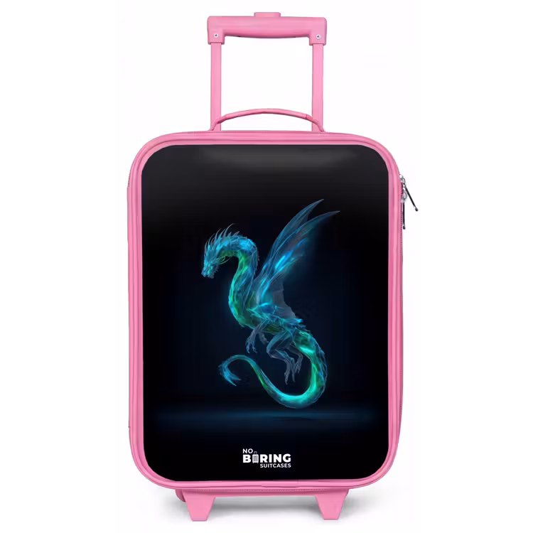 Kinderkoffer - Roze - Legendarische cyberdraak — 1