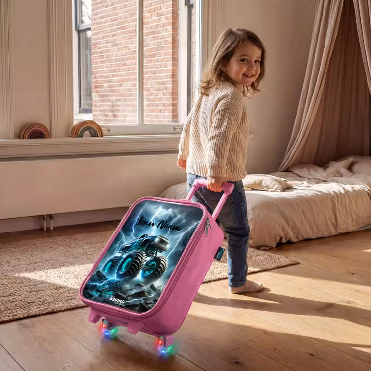 Kinderkoffer - Roze - Thunder Wheels — 3
