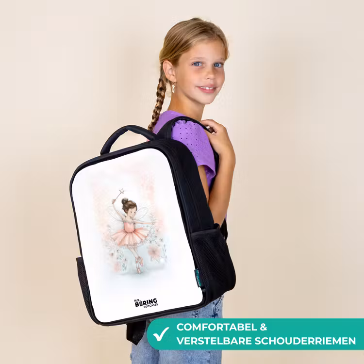 Kinderrugzak - Zwart - Ballerina - Elf - Fee — 3