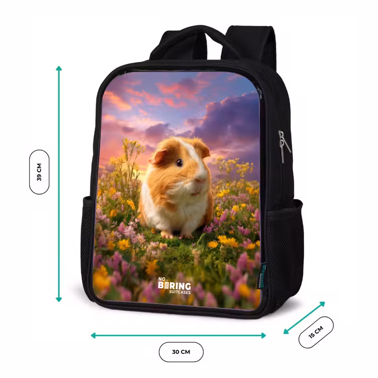 Kinderrugzak - Zwart - Cavia - Natuur - Dier — 5